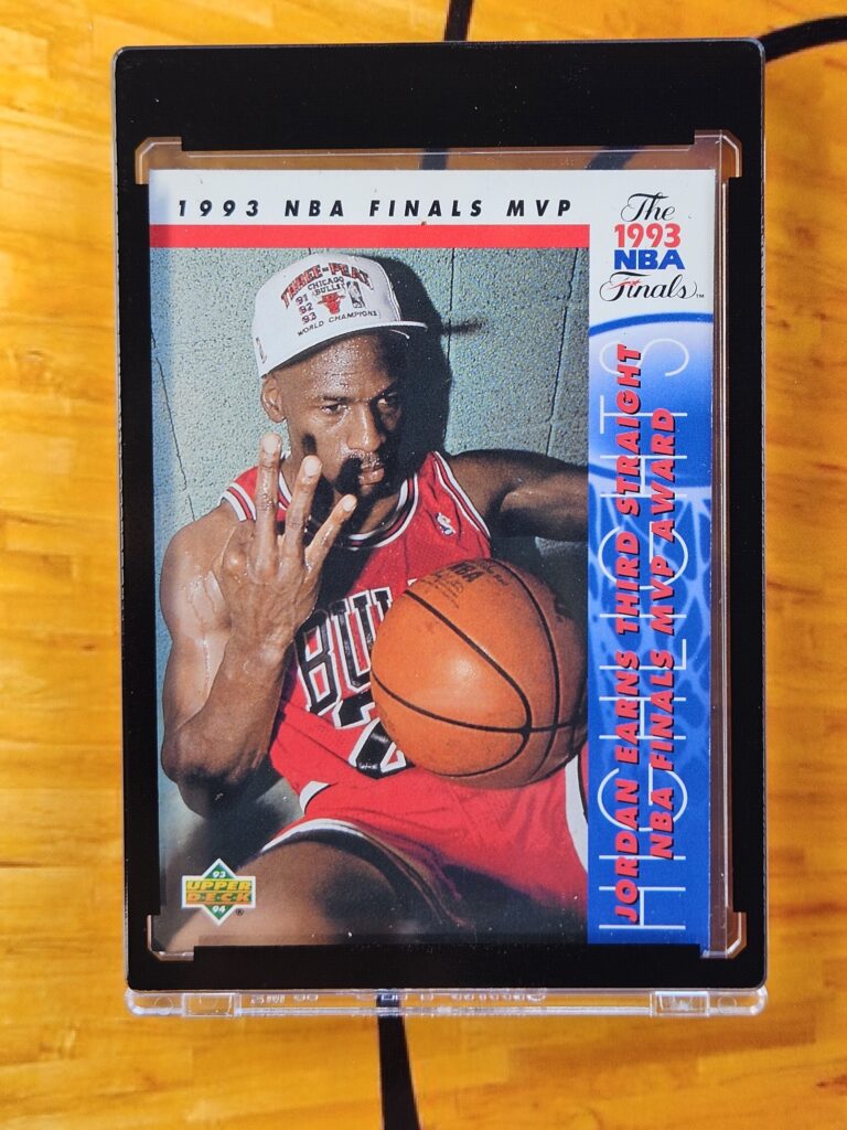 1993 Upper Deck - Michael Jordan - NBA Finals MVP, No. 204